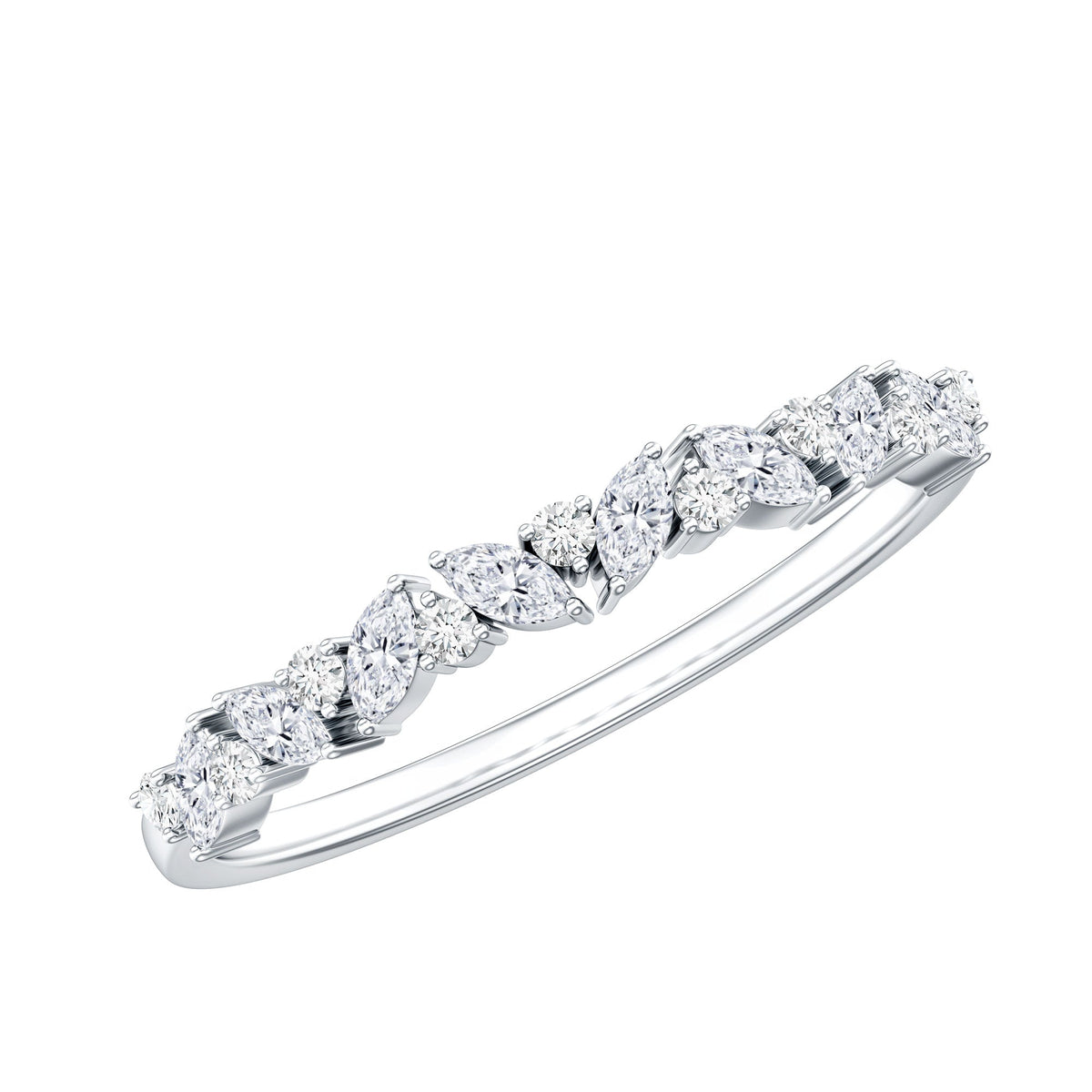 Certified Diamond Stackable Band Ring