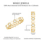 Certified Diamond Geometric Band Ring