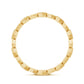 Certified Diamond Geometric Band Ring