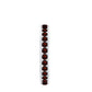 Certified Natural Garnet Eternity Ring in Channel Setting