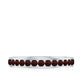 Certified Natural Garnet Eternity Ring in Channel Setting