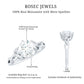 2 Carat Round Cut Moissanite Celtic Design Engagement Ring