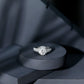 2 Carat Moissanite Round Cut Engagement Ring With Side Stones