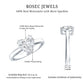 Certified Solitaire Moissanite Heart Engagement Ring For Women
