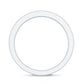 Channel Set Moissanite Half Eternity Band Ring