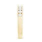 Channel Set Moissanite Half Eternity Band Ring