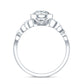 2.2 Carat Pear Shape Moissanite Celtic Knot Engagement Ring