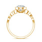 2.2 Carat Pear Shape Moissanite Celtic Knot Engagement Ring