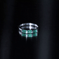 Baguette Cut Real Emerald 3 Stone Ring with Certificate