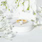 2 CT Moissanite Heart Engagement Ring With Side Stones