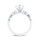 2 CT Heart Shaped Moissanite Celtic Knot Engagement Ring