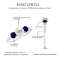 Natural Freshwater Pearl and Blue Sapphire 3 Stone Engagement Ring with Diamond