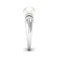 7.48 Carat Freshwater Pearl Solitaire Engagement Ring with Diamond
