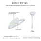Natural Diamond Double Heart Ring for Promise