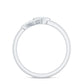 Natural Diamond Double Heart Ring for Promise