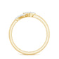 Natural Diamond Double Heart Ring for Promise