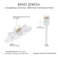 Natural 2 Carat Freshwater Pearl Diamond Engagement Ring with Bow