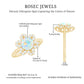 2 Carat Round Shape Ethiopian Opal Floral Engagement Ring with Diamond