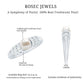 2.2 Carat Freshwater Pearl Diamond Engagement Ring for Women