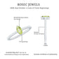 Anillo de promesa de peridoto marquesa de 0,7 quilates genuino con diamante