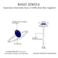 Natural 0.6 Carat Blue Sapphire Oval Engagement Ring with Diamond