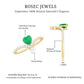 Designer Emerald Heart Engagement Ring with Diamond