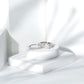 Certified 2 Carat Round Moissanite Bridal Ring Set For Wedding