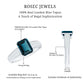 2.2 Carat Emerald Cut London Blue Topaz Side Stone Engagement Ring with Diamond