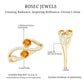 Natural Citrine Toi Et Moi Engagement Ring with Diamond