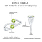 Natural Peridot Toi Et Moi Ring with Diamond Infinity Shank