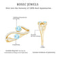 2 Stone Aquamarine and Diamond Infinity Promise Ring for Women
