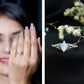 Natural Ethiopian Opal Diamond Engagement Ring with Celtic Knot