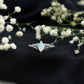Natural Ethiopian Opal Diamond Engagement Ring with Celtic Knot