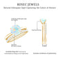 Natural 2 Carat Ethiopian Opal Diamond Solitaire Engagement Wedding Ring Set