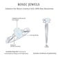 0.6 Carat Oval Cut Moonstone Solitaire Ring with Diamond
