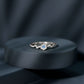 Nature Inspired Moonstone Diamond Promise Ring for Women