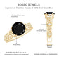 2 Carat Round Black Onyx Solitaire Antique Looking Engagement Ring with Diamond
