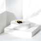 Baguette Cut Black Onyx 5 Stone Anniversary Ring