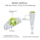 Antique Inspired 2 Carat Peridot Engagement Ring with Diamond