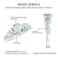 Genuine Ethiopian Opal Flower Engagement Ring With Real Diamond