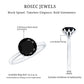 Natural 2.68 Carat Black Spinel Solitaire Engagement Ring