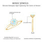 Natural 2 Cart Ethiopian Opal Engagement Ring in Lotus Basket Setting