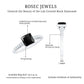 Vintage Inspired 1 Carat Lab Created Black and White Diamond Engagement Ring