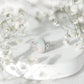 Vintage Inspired Opalescent Oval Engagement Ring with Real Diamond