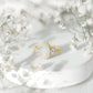 Vintage Inspired Opalescent Oval Engagement Ring with Real Diamond