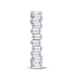 Baguette Shape Moissanite Eternity Wedding Band