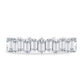 Baguette Shape Moissanite Eternity Wedding Band