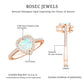 Natural Ethiopian Opal Heart Shaped Engagement Ring with Diamond Halo