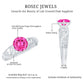 Lab Grown Pink Sapphire Antique Engagement Ring With Diamond