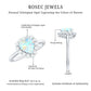 Certified Real Ethiopian Opal Heart Shaped Engagement Ring with Diamond Halo
